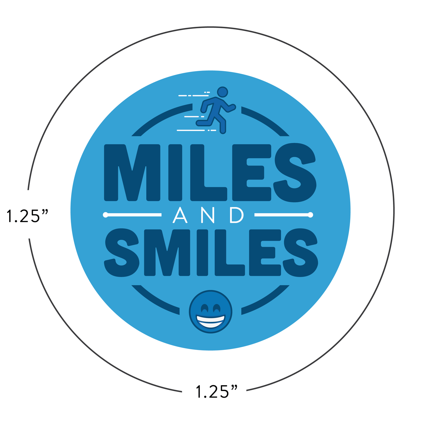 Miles and Smile Button