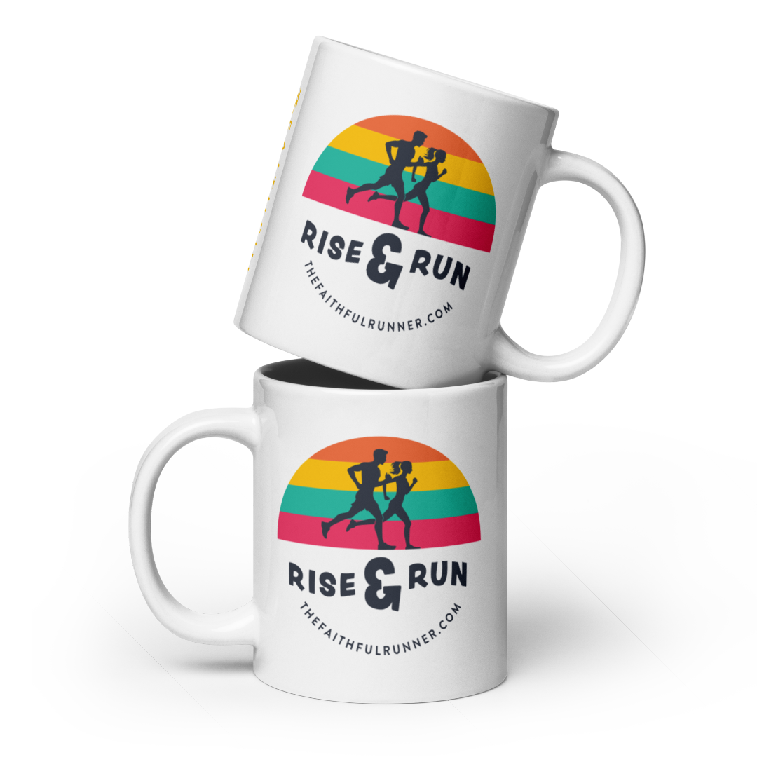 "Rise and Run" Jumbo Coffee Mug