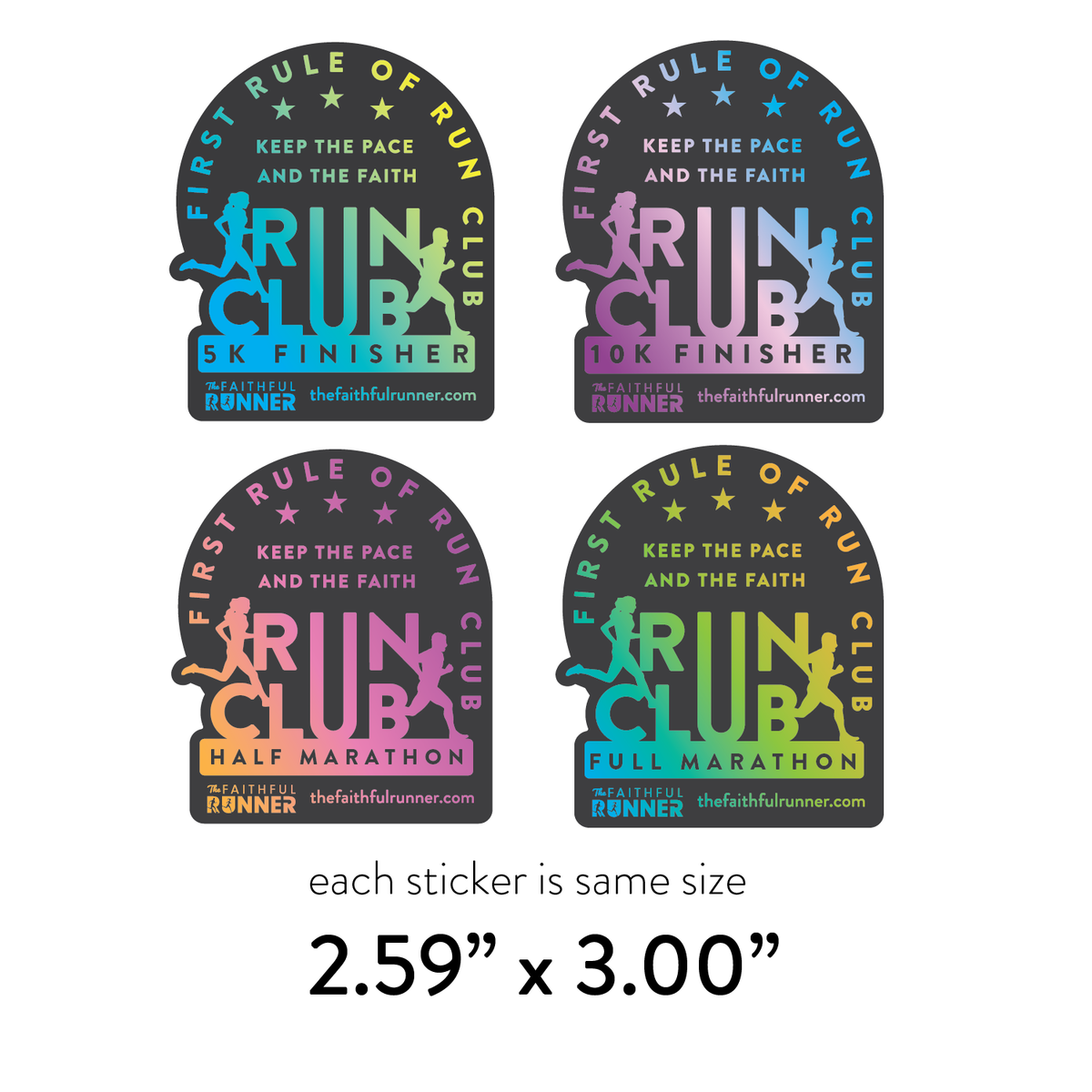 Run Club Stickers