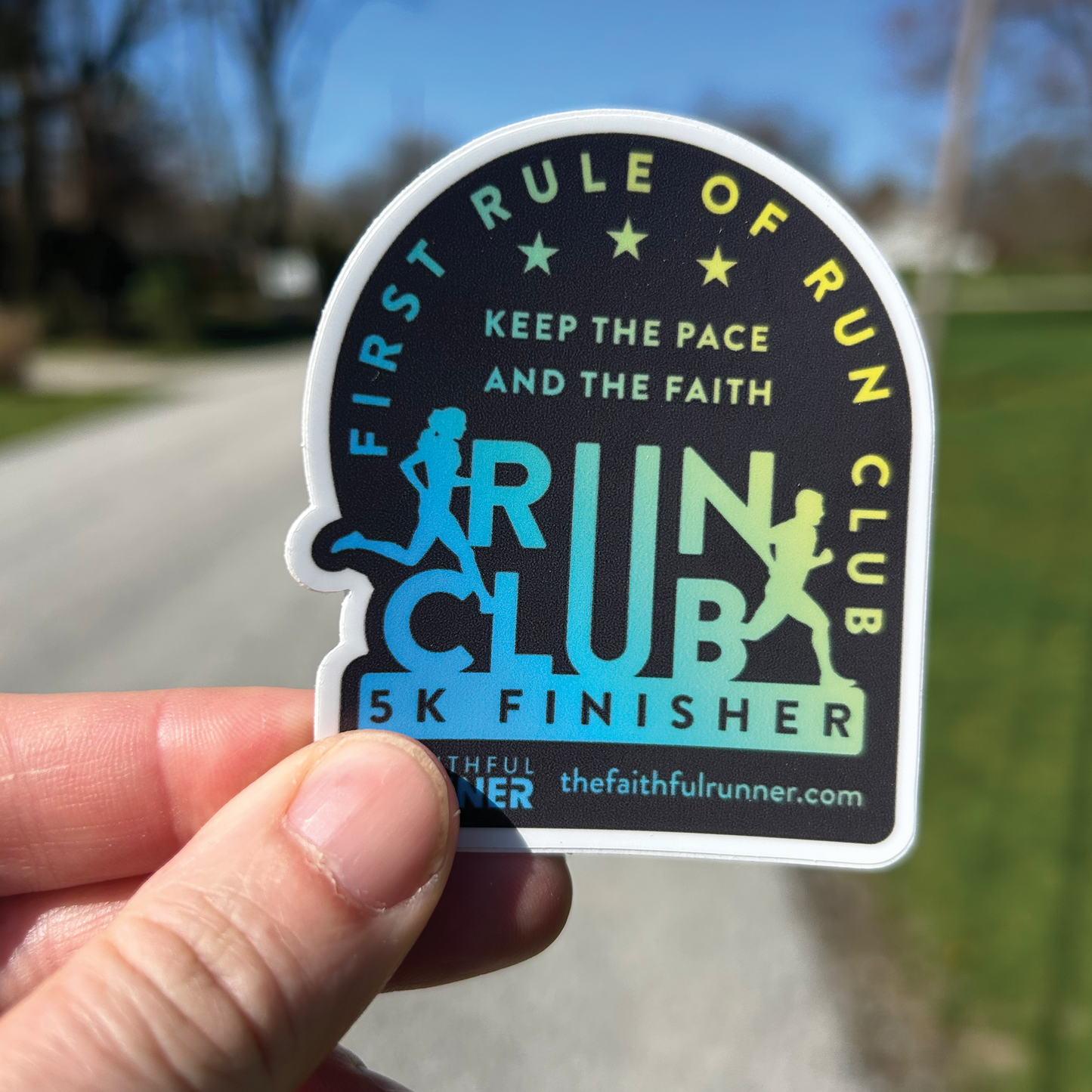 5K Run Club Sticker