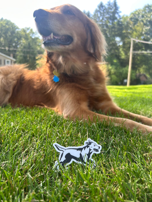 Running Dog Sticker