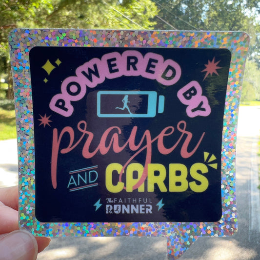 Prayer and Carbs Sticker