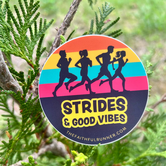 Stride and Good Vibes Sticker