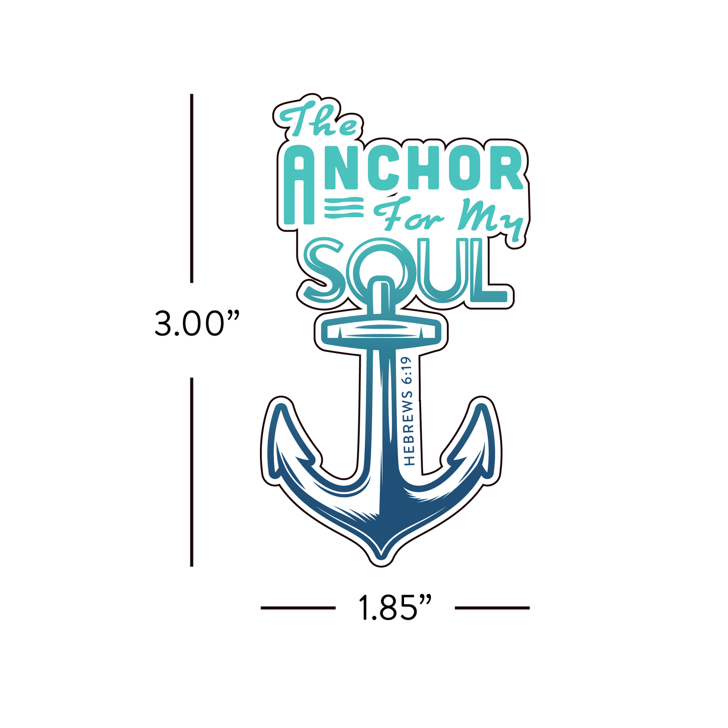 Anchor for the Soul Sticker