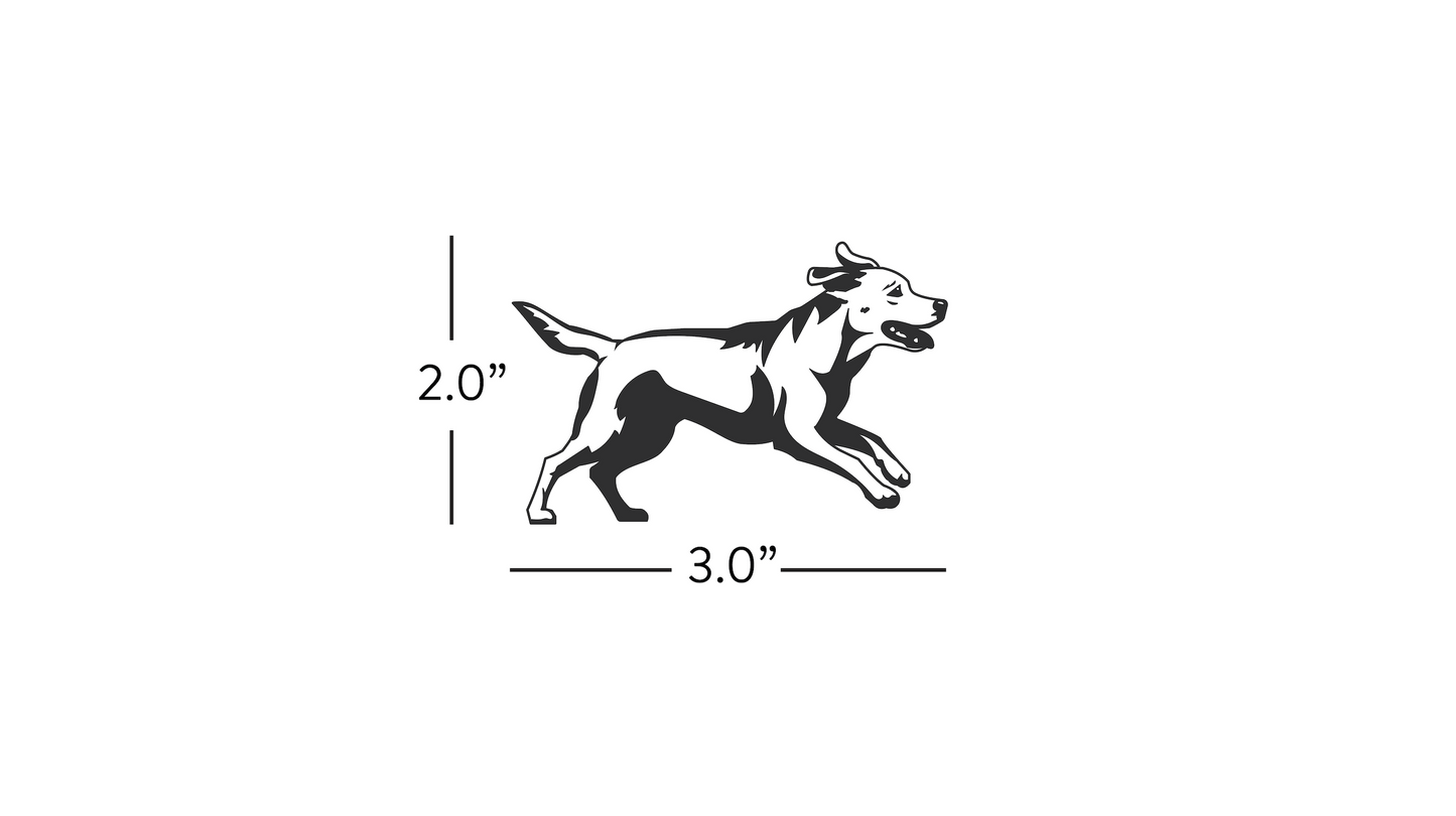 Running Dog Sticker