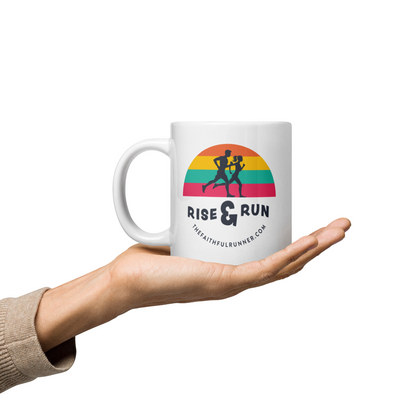 "Rise and Run" Jumbo Coffee Mug